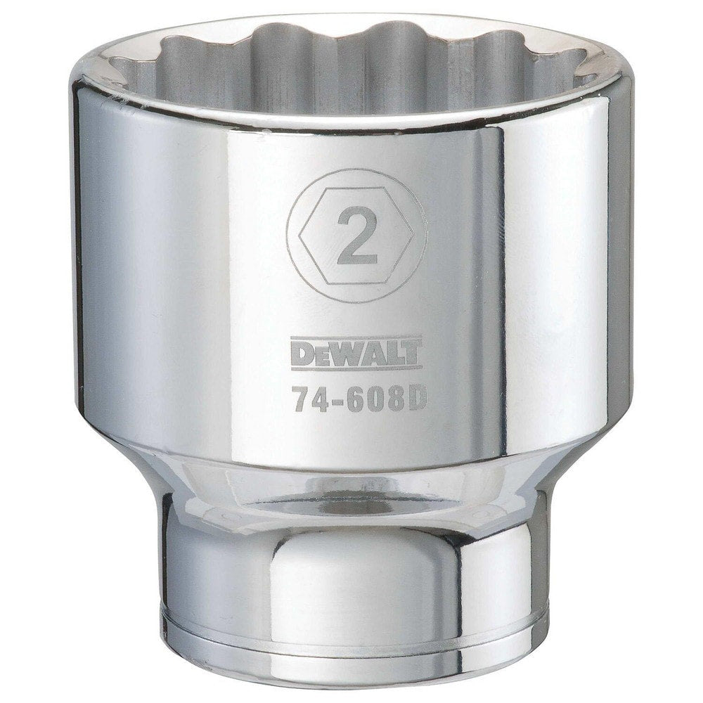 Standard Hand Socket: 3/4" Drive, 2" Socket, 12-Point