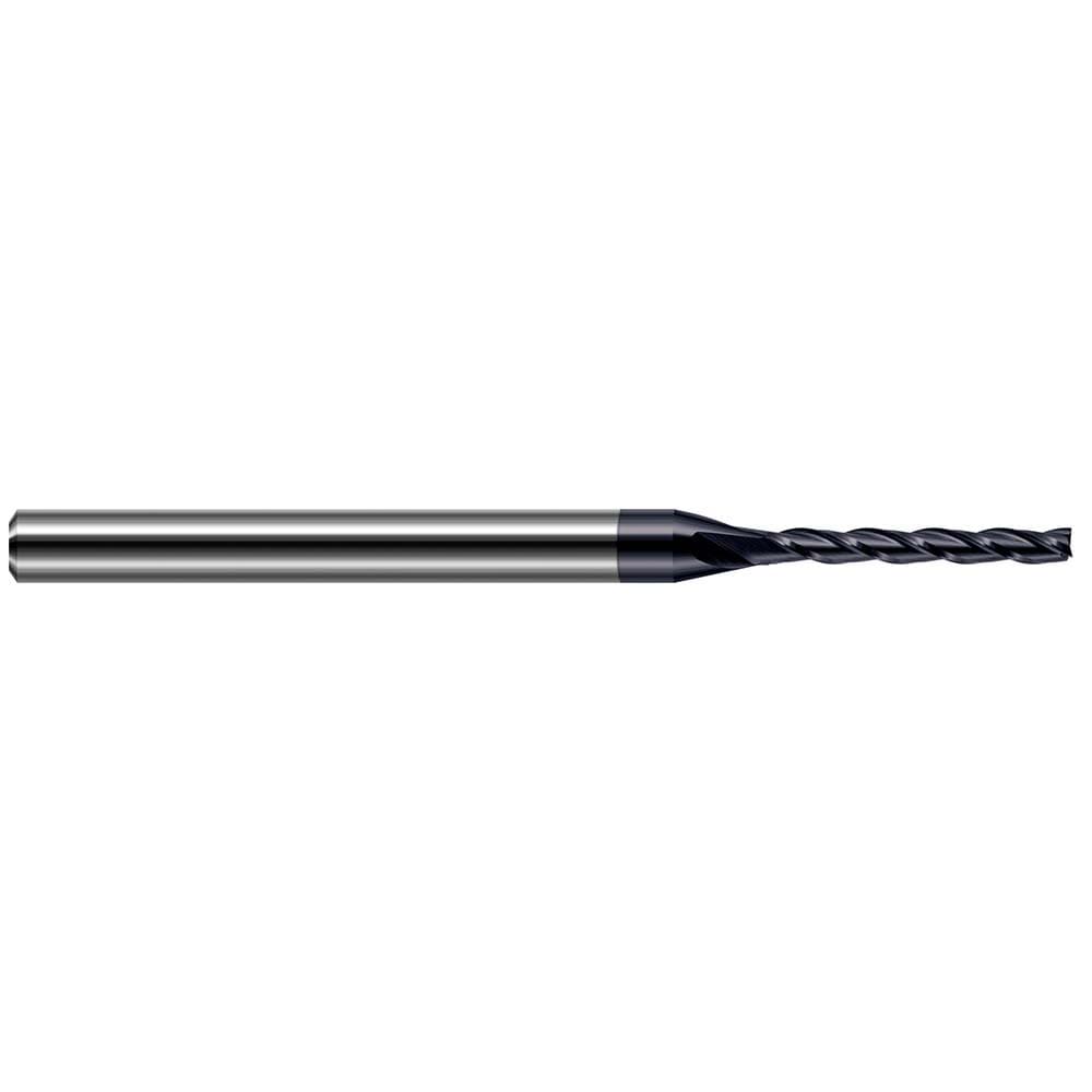 Square End Mill: 0.1250" Dia, 0.8750" LOC, 4 Flute, Solid Carbide