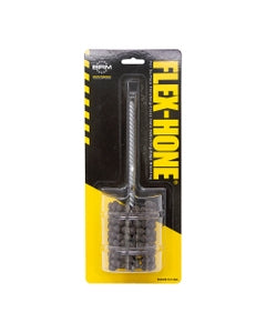 2 1/8″ Bore Diameter × 3″ Hone Length × 8″ Overall Length, 60 Grit, Aluminum Oxide - Standard Duty Flex-Hone