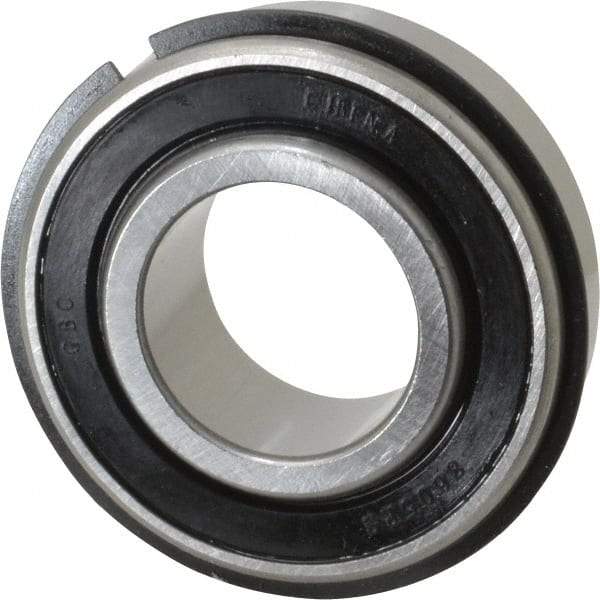 Value Collection - 1" Bore Diam, 2" OD, Double Seal Semi Ground Extra Light Radial Ball Bearing - 1 Row, Round Bore, 1,096 Lb Static Capacity, 2,040 Lb Dynamic Capacity - Eagle Tool & Supply