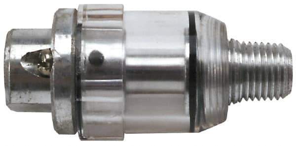 Universal Tool - 1" Outlet, 100 Max psi, Inline Filters, Regulators & Lubricators - 350 CFM, Large Capacity In-Line Oilers, 10" Long x 4-1/4" High x 3-3/8" Wide - Eagle Tool & Supply