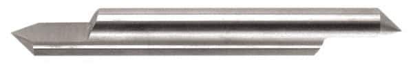 Accupro - 1/2 Inch Diameter, 3 Inch Overall Length, 5/8 Inch Split Length, Solid Carbide, Conical Point Split End Carbide Blank - Single End, 60° Point - Eagle Tool & Supply