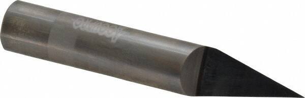 Accupro - 1/2 Inch Diameter, 3 Inch Overall Length, 5/8 Inch Split Length, Solid Carbide, Conical Point Split End Carbide Blank - Single End, 30° Point - Eagle Tool & Supply