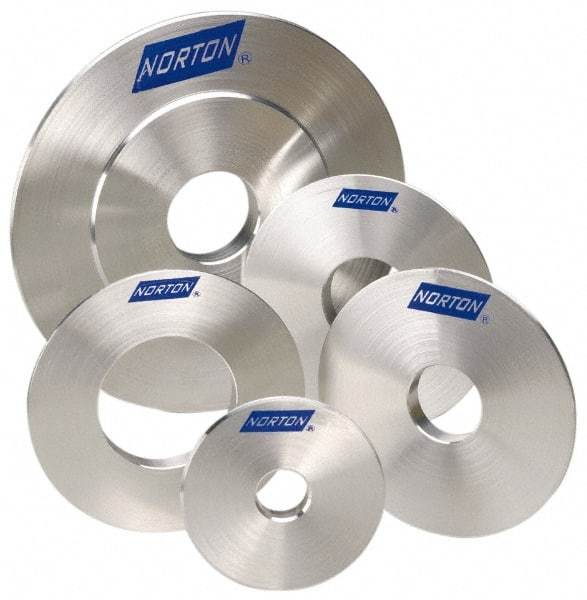Norton - Deburring Wheel 2" Diam Reduced Bushing - Reduces Bushings from 2" to 1-1/2" Arbor Size, for 8" Diam Flap & Convolute Wheels - Eagle Tool & Supply