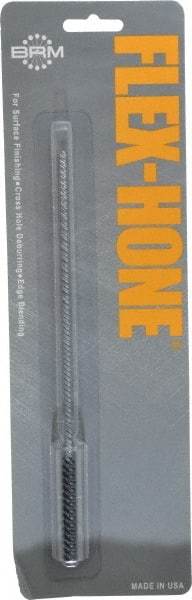 Brush Research Mfg. - 0.276" Bore Diam, 240 Grit, Silicon Carbide Flexible Hone - Extra Fine, 8" OAL - Eagle Tool & Supply