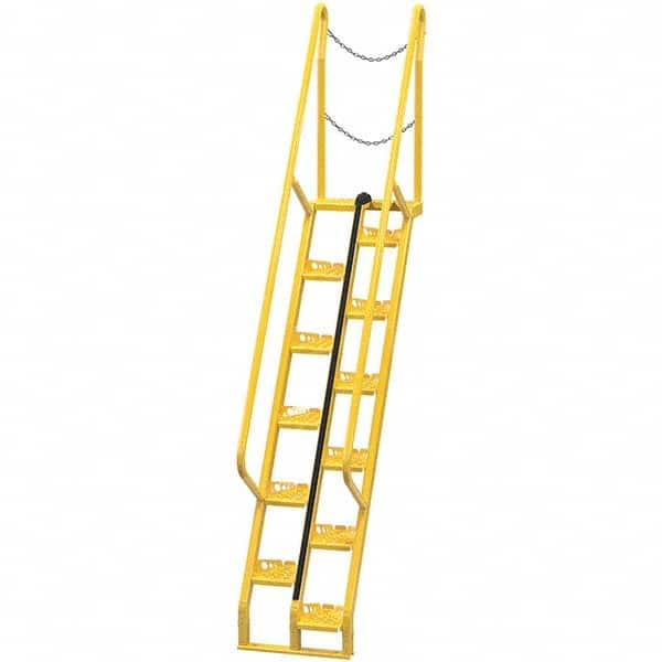 Vestil - Rolling & Wall Mounted Ladders & Platforms Type: Alternating Tread Stair Style: Tread Stair - Eagle Tool & Supply