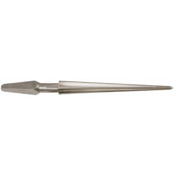 Alvord Polk - 1" Diam, 3/8" Small End Diam, Brace Shank, 4-1/2" Flute, Repairman's Reamer - Eagle Tool & Supply