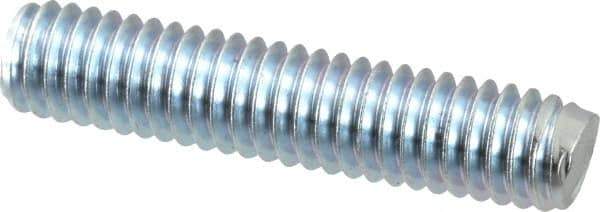 Value Collection - 5/16-18 1-1/2" OAL Fully Threaded Stud - Carbon Steel, Zinc-Plated Finish - Eagle Tool & Supply