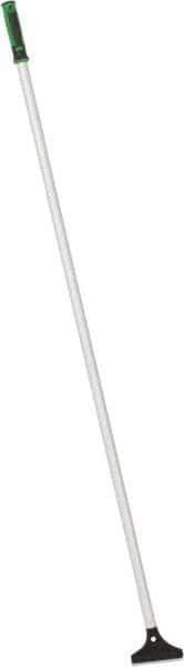 Unger - Stiff 1-Edge Scraper - 4" Blade Length, 48" Long Aluminum Handle - Eagle Tool & Supply