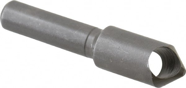 Weldon - 11/32" Head Diam, 1/4" Shank Diam, 82° High Speed Steel Countersink - Eagle Tool & Supply