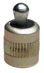 Vlier - 5/8" Body Diam, 0.69" Body Length, 0.39" Nose Diam, 0.63" Nose Length, Spring Locating Pin - 67.5 Lb Final End Force, Aluminum Body, Alloy Steel Nose - Eagle Tool & Supply
