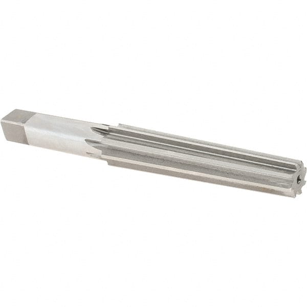 Alvord Polk - 0.57" Small End, 0.744" Large End, Straight Shank, 3-1/2" Flute, 2MT Morse Taper Reamer - Eagle Tool & Supply