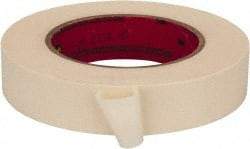 3M - 3/4" Wide x 60 Yd Long Tan Paper Masking Tape - Series 213, 6 mil Thick, 27 In/Lb Tensile Strength - Eagle Tool & Supply