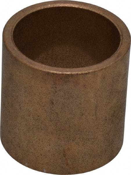 Boston Gear - 1-1/4" Inside x 1-1/2" Outside Diam, Oil Impregnated Bronze SAE-841 Sleeve Bearing - 1-1/2" OAL - Eagle Tool & Supply