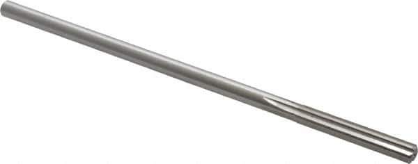 Alvord Polk - #6 High Speed Steel 6 Flute Chucking Reamer - Straight Flute, 0.1945" Straight Shank, 1-1/4" Flute Length, 5" OAL - Eagle Tool & Supply