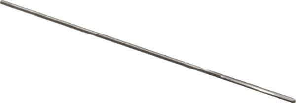 Alvord Polk - #59 High Speed Steel 4 Flute Chucking Reamer - Straight Flute, 0.039" Straight Shank, 1/2" Flute Length, 2-1/2" OAL - Eagle Tool & Supply