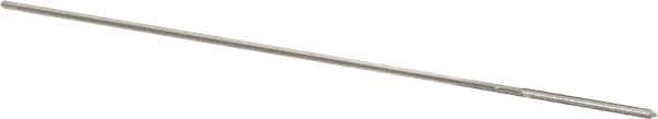 Alvord Polk - #61 High Speed Steel 4 Flute Chucking Reamer - Straight Flute, 0.035" Straight Shank, 1/2" Flute Length, 2-1/2" OAL - Eagle Tool & Supply