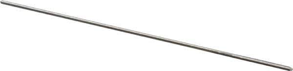 Alvord Polk - #63 High Speed Steel 4 Flute Chucking Reamer - Straight Flute, 0.035" Straight Shank, 1/2" Flute Length, 2-1/2" OAL - Eagle Tool & Supply