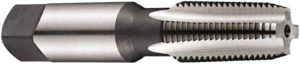 DORMER - 3/4-14 NPT, 5 Flute, Bottoming, Bright Finish, High Speed Steel Tap Set - Right Hand Cut, 105mm OAL, 6H Class of Fit, Series E710 - Eagle Tool & Supply