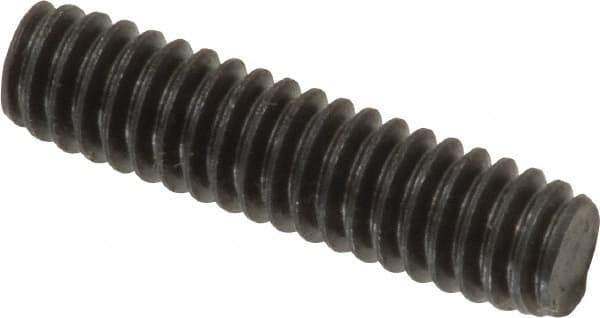 Value Collection - 1/4-20 1" OAL Fully Threaded Stud - Carbon Steel, Plain Finish - Eagle Tool & Supply