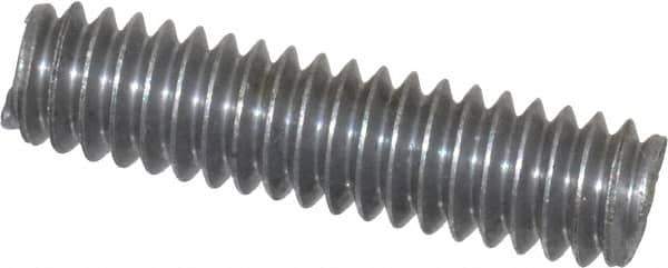 Value Collection - 1/4-20 1" OAL Fully Threaded Stud - Aluminum, Plain Finish - Eagle Tool & Supply
