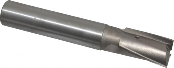Value Collection - 1-1/8" Diam, 1" Shank, Diam, 3 Flutes, Straight Shank, Interchangeable Pilot Counterbore - Eagle Tool & Supply