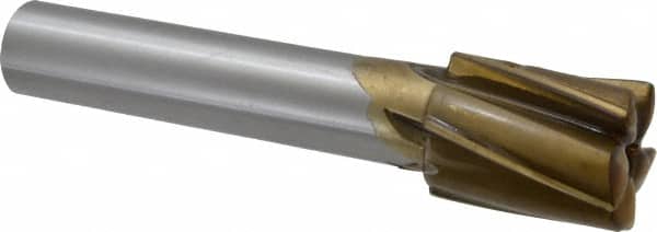 Value Collection - 1-3/4" Diam, 1-1/4" Shank, Diam, 5 Flutes, Straight Shank, Interchangeable Pilot Counterbore - Eagle Tool & Supply