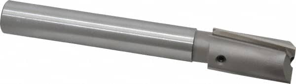 Made in USA - 1" Diam, 3/4" Shank, Diam, 3 Flutes, Straight Shank, Interchangeable Pilot Counterbore - Eagle Tool & Supply