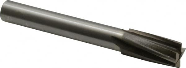 Value Collection - 19/32" Diam, 1/2" Shank, Diam, 4 Flutes, Straight Shank, Interchangeable Pilot Counterbore - Eagle Tool & Supply