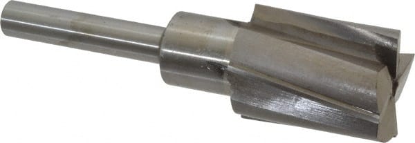 Value Collection - 1-1/2" Diam, 1/2" Shank, Diam, 4 Flutes, Straight Shank, Interchangeable Pilot Counterbore - Eagle Tool & Supply