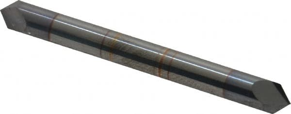 Accupro - 3/16" Diam 2 Flute Double End Solid Carbide Chamfer Mill - Eagle Tool & Supply