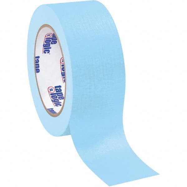 Tape Logic - Pack of (12), 60 Yd Rolls 2" Light Blue Crepe Paper Masking Tape - Eagle Tool & Supply