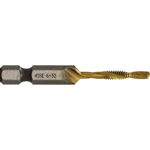 Greenlee - Combination Drill & Tap Sets Minimum Thread Size (Inch): #6-32 Maximum Thread Size (mm): M3.5x0.60 - Eagle Tool & Supply