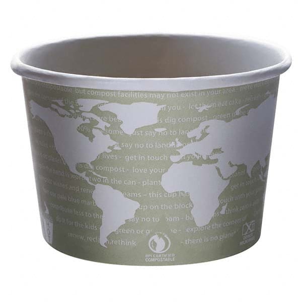 ECO PRODUCTS - World Art Renewable and Compostable Food Container, 16 oz, Seafoam, 25/Pack, 20 Packs/Carton - Eagle Tool & Supply