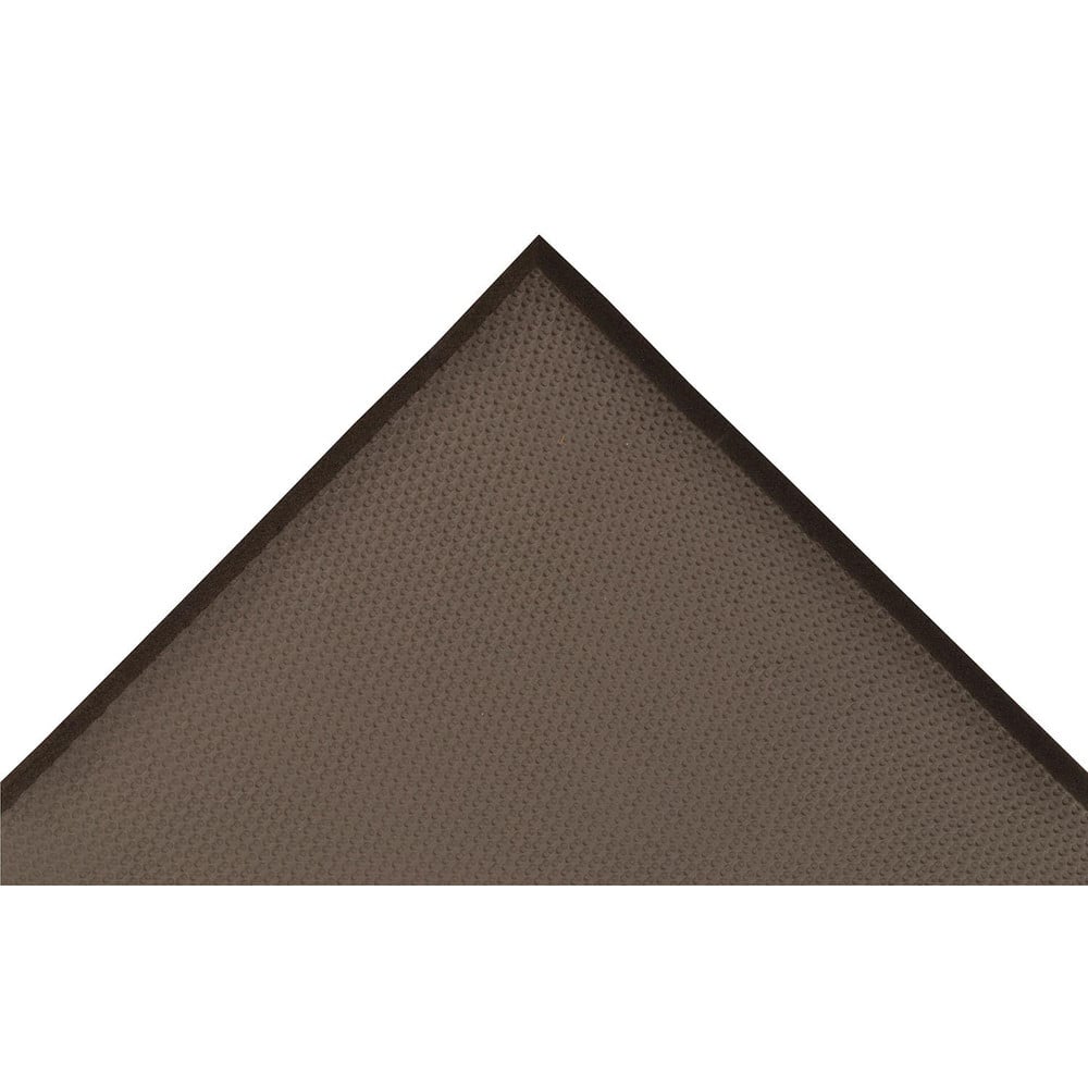 Anti-Fatigue Mat: 24.0000″ Length, 36.0000″ Wide, 3/4″ Thick, Nitrile Blend Rubber Foam, Beveled Edge, Medium Duty Pebbled, Black, Wet/Dry and Oily Areas