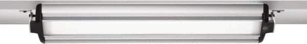 Waldmann Lighting - Nonadjustable, Bracket Mounted, LED, Silver, General Purpose Task Light - 34 Watt, 100 to 240 Volt, Nonmagnifying - Eagle Tool & Supply