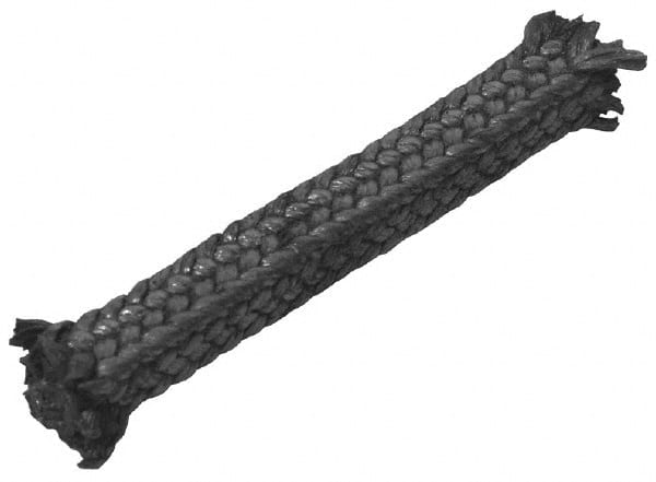 Made in USA - 3/16" x 60' Spool Length, Carbon Fiber Compression Packing - Eagle Tool & Supply