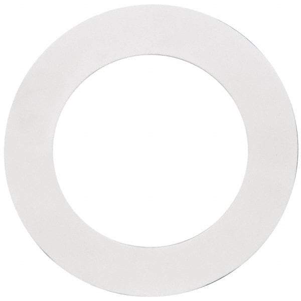 Made in USA - 4" Pipe, Flange Gasket - Gore-Tex GR, White, 1/16" Thick - Eagle Tool & Supply