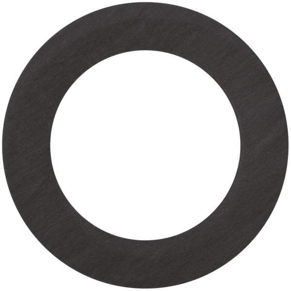 Made in USA - 4" Pipe, 4-1/2" ID x 6-7/8" OD Flange Gasket - Carbon Fiber, Black, 1/16" Thick - Eagle Tool & Supply