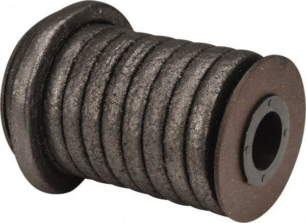 Made in USA - 3/8" x 12.4' Spool Length, Graphite Impregnated Aramid Compression Packing - Eagle Tool & Supply