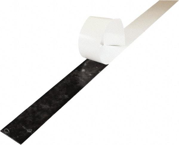 Value Collection - 3/8" Thick x 2" Wide x 36" Long, Adhesive Backed EPDM Rubber Strip - Stock Length, 60 Shore A Durometer, 1,000 psi Tensile Strength, -40 to 225°F, Black - Eagle Tool & Supply