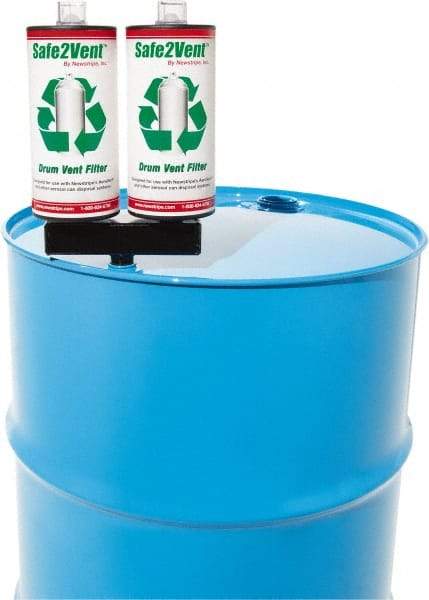 Made in USA - Trash Compactor/Crusher Carbon Filter Assembly - 4" Wide x 9" Long x 12" High, For Aerosol Can Deflators - Eagle Tool & Supply