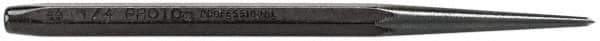 Proto - 1/4" Prick Punch - 4-3/4" OAL, Steel - Eagle Tool & Supply