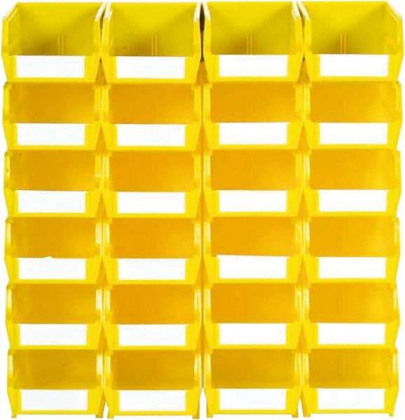 Triton - 12 Lb. Load Capacity, 5-3/8" Deep, Multi-Colored Polypropylene Bin System - 3" High x 4-1/8" Wide x 5-3/8" Long - Eagle Tool & Supply