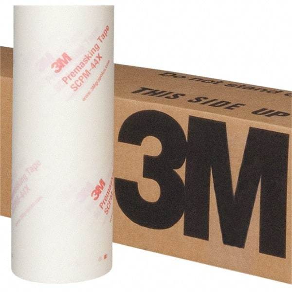 3M - 24" Wide x 100 Yd Long Clear Painter's Tape - Series 80767 - Eagle Tool & Supply