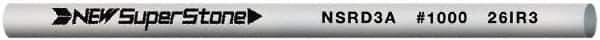 Value Collection - Round Ceramic Finishing Stick - 50mm Long x 2.35mm Wide, 1,000 Grit - Eagle Tool & Supply