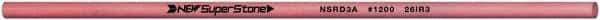 Value Collection - Round Ceramic Finishing Stick - 100mm Long x 3mm Wide, 1,200 Grit - Eagle Tool & Supply