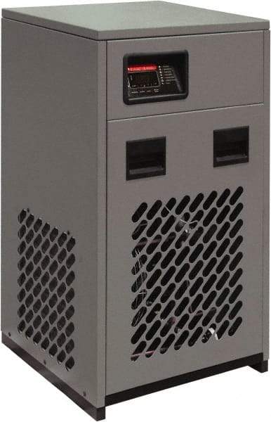 Alpha-Pure - 30 hp, 1-1/2" Pipe, 125 CFM Refrigerated Compressed Air Dryer - FNPT End Connections, 230 Max psi, 12.85 Amp, 1.17 kw, 115 Volt, 24" Long x 22" Wide x 40" High, Closed Auto Drain - Eagle Tool & Supply