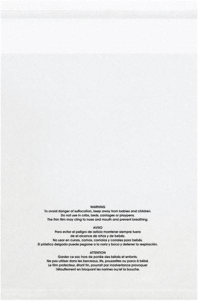 Value Collection - 9 x 12", 1.5 mil Resealable Suffocation Warning Polybags - Clear - Eagle Tool & Supply