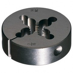 #10–24 13/16 OD 382 Carbon Steel Round Adjustable Die - Eagle Tool & Supply